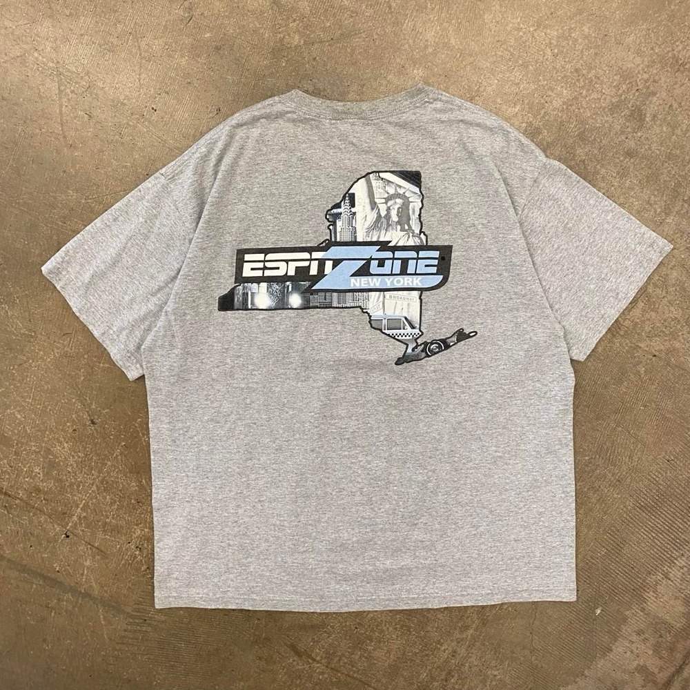 Vintage ESPN Zone New York Y2K Sports SportsCenter T-Shirt Size XL